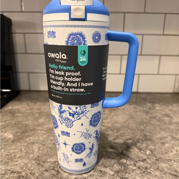 Owala 40 oz FreeSips Tumbler - amazing new color drop print - Heirloom - Picture 8 of 12